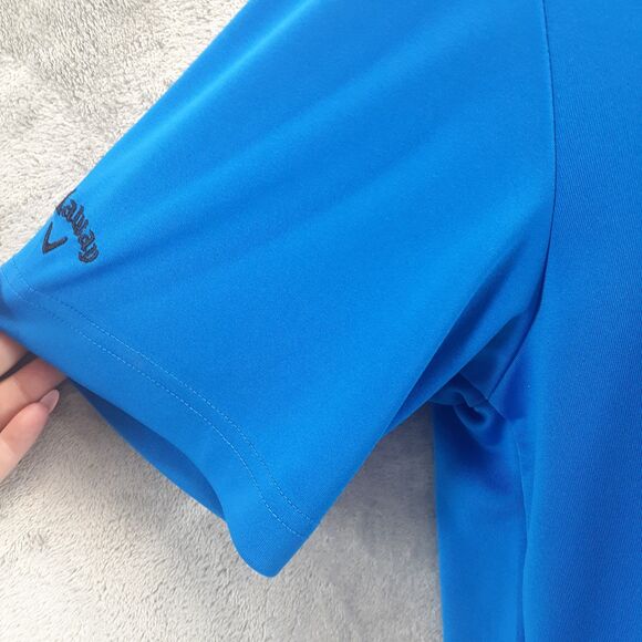 Callaway Opti-Dri Men’s Size L Blue Performance Golf Polo Shirt - Picture 8 of 9